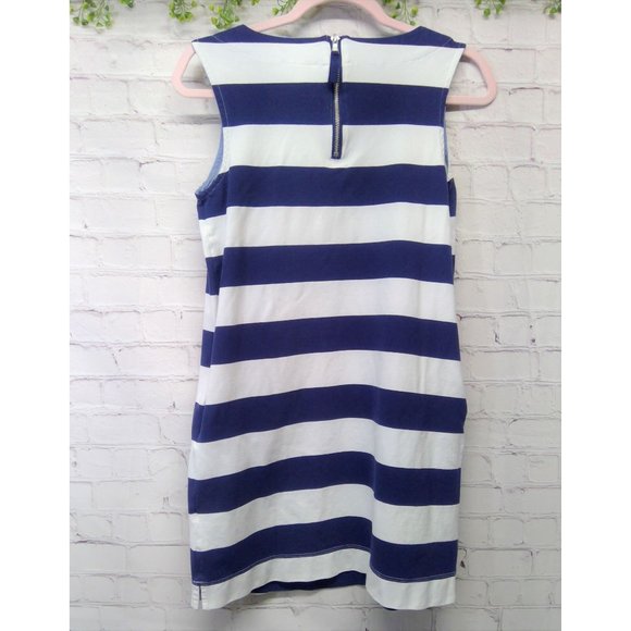Vineyard Vines | Crewneck Tank Dress Stripes w/Pockets Size Small - Picture 5 of 5